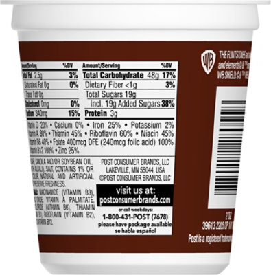 Post Cocoa Pebbles Cereal Cup - 2 Oz - Image 7
