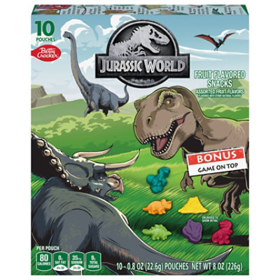 Betty Crocker Jurassic World Frt Sncks Asrtd Frt - 8 OZ