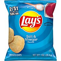 Lays Salt And Vinegar Potato Chips Plastic Bag - 1 OZ - Image 2