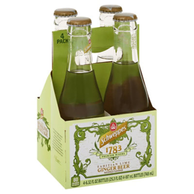 Schw Tahitian Lime Ginger Beer Gls 4pk - 4-6.3FZ - Image 1