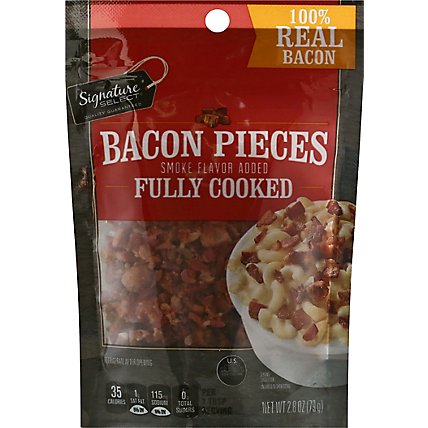 Signature Select Fully Cooked Bacon Pieces - 2.8 OZ - Image 2