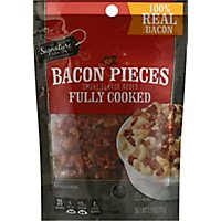 Signature Select Fully Cooked Bacon Pieces - 2.8 OZ - Image 2