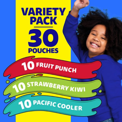Capri Sun Fruit Punch Strawberry Kiwi & Pacific Cooler Juice Drink Variety Pack - 30 - 6 Fl. Oz. - Image 6