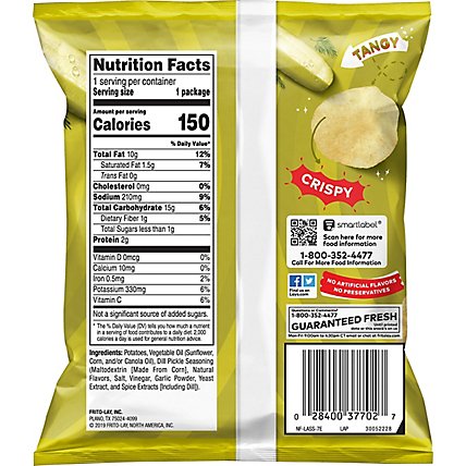 Lays Potato Chips Dill Pickle - 1 OZ - Image 6