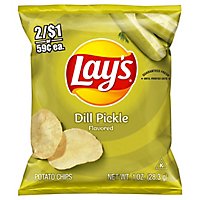 Lays Potato Chips Dill Pickle - 1 OZ - Image 2