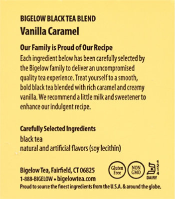 Bigelow Tea Vanilla Caramel - 20 CT - Image 3