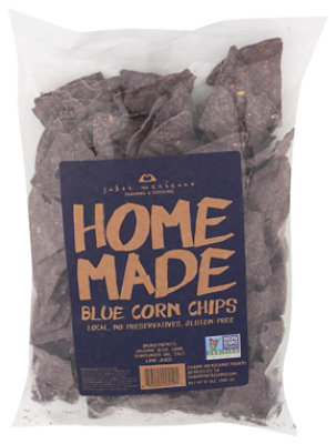 Sabor Mexicano Chips Homemade Blue Corn - 12 OZ - Image 1