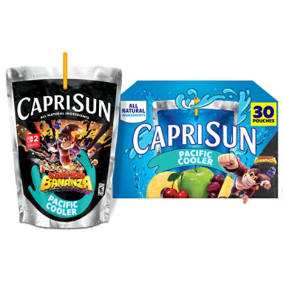 Capri Sun Pacific Cooler Mixed Fruit Flavored Juice Drink Blend Pouches - 30-6 Fl. Oz.