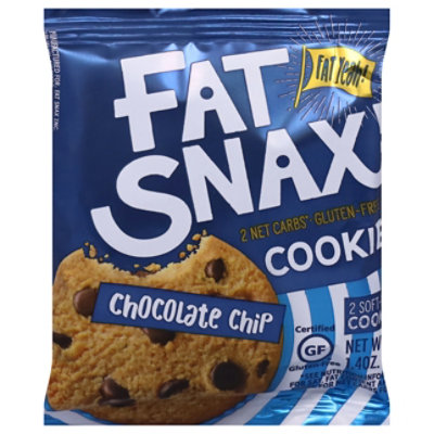 Fat Snax Cookie Chocolate Chip - 1.4 OZ