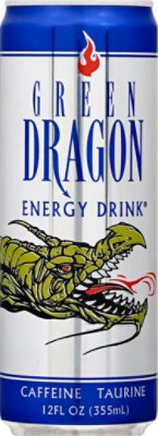 Green Dragon Energy Drink Can - 12 FZ - Image 2