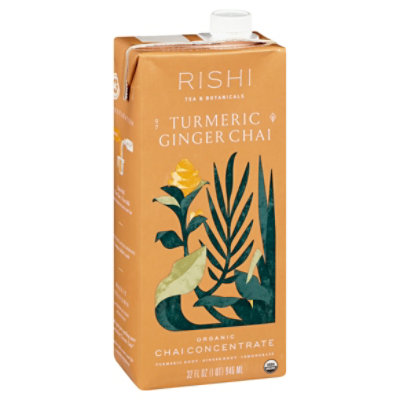 Rishi Tea Bev Turmric Gngr Chai Con - 32 OZ - Image 1