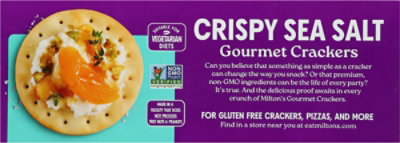 Milton's Craft Bakers Crispy Sea Salt Gourmet Crackers - 6.8 Oz - Image 5