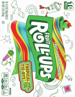 Betty Crocker Fruit Rollups Tropical Fruit Flavored Sncks - 5 OZ - Image 5