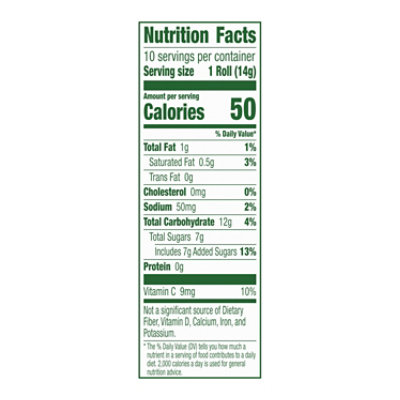 Betty Crocker Fruit Rollups Tropical Fruit Flavored Sncks - 5 OZ - Image 3
