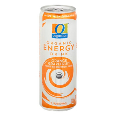 O Organics Energy Drink Orange Grapefruit - 11.5 FZ - Image 3