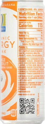O Organics Energy Drink Orange Grapefruit - 11.5 FZ - Image 6