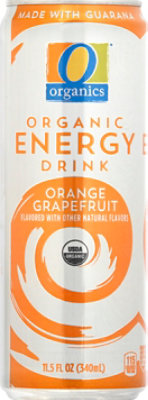 O Organics Energy Drink Orange Grapefruit - 11.5 FZ - Image 2