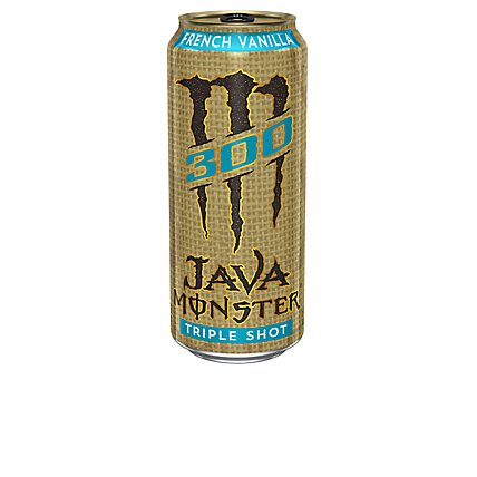 Monster Energy Java French Vanilla 300 Trople Shot Energy + Coffee - 15 Fl. Oz. - Image 1