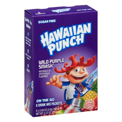 Hawaiian Punch Wild Purple Smash Powder Mix - .71 OZ - Image 1