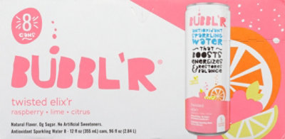 BUBBLR Sparkling Water Antioxidant Twisted Elixr - 8-12 Fl. Oz. - Image 6