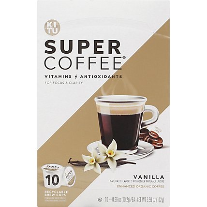 Super Coffee K-cup Vanilla - 10 CT - Image 2