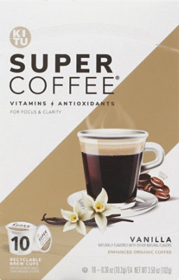 Super Coffee K-cup Vanilla - 10 CT - Image 2