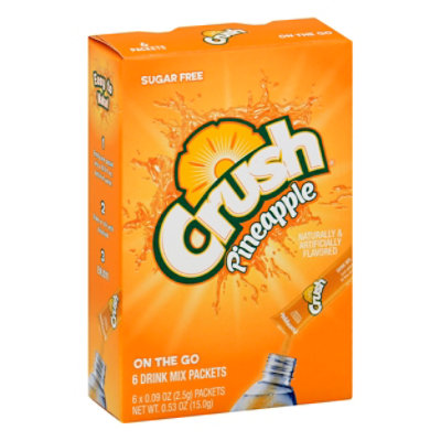 Crush Pineapple Powder Drink Mix - .54 OZ - Image 1