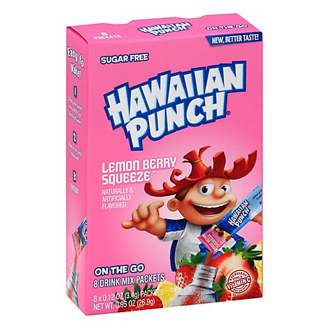 Hawaiian Punch Lemon Berry Squeeze Powder Mix - .54 OZ