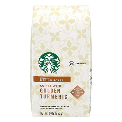 Starbucks Medium Roast Ground Coffee with Golden Turmeric Bag - 9 Oz - Image 4