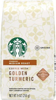 Starbucks Medium Roast Ground Coffee with Golden Turmeric Bag - 9 Oz - Image 1