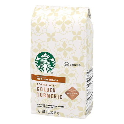 Starbucks Medium Roast Ground Coffee with Golden Turmeric Bag - 9 Oz - Image 3