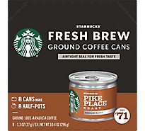 Starbucks Medium Pike Place Roast Fresh Brew Coffee - 8 CT