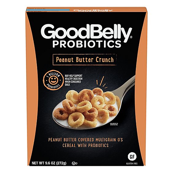 Goodbelly Cereal Peanut Butter Crunch - 9.6 OZ