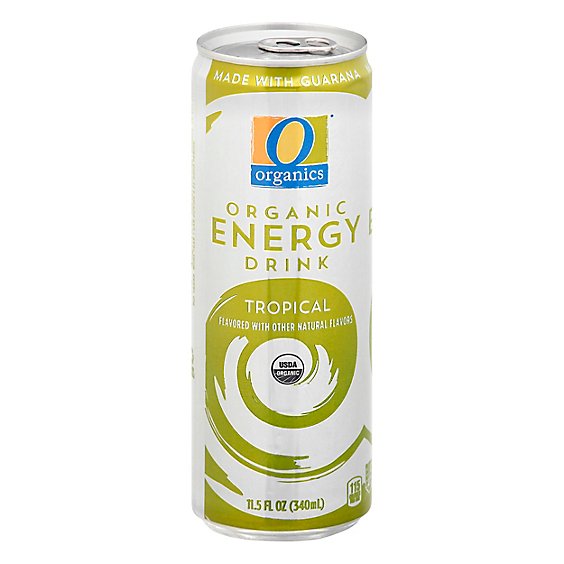O Organics Energy Drink Tropical - 11.5 FZ