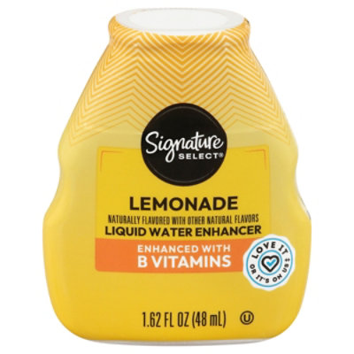 Signature SELECT Liquid Water Enhancer Lemonade - 1.62 FZ - Image 2