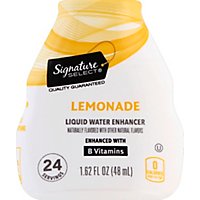 Signature Select Liquid Water Enhancer Lemonade - 1.62 FZ - Image 2