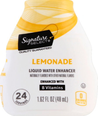 Signature SELECT Liquid Water Enhancer Lemonade - 1.62 FZ - Image 2