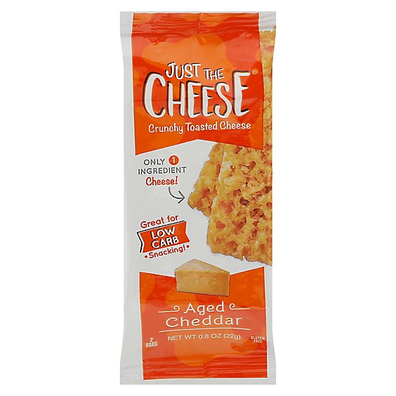 Just The Cheese Snack Bar Chse Age Chdr - 0.8 OZ