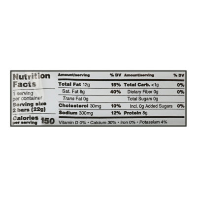 Just The Cheese Snack Bar Chse Age Chdr - 0.8 OZ - Image 4