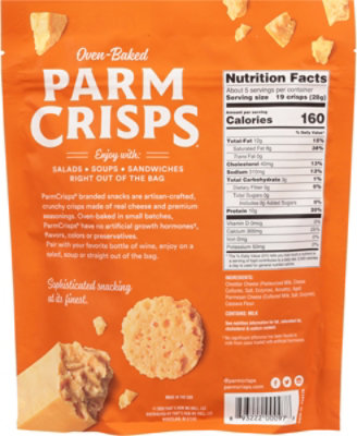 Parm Crisps Crisps Cheddar Parm - 5 OZ - Image 6