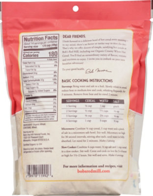 Bobs Red Mill Cereal Farina Wheat Org - 24 OZ - Image 5