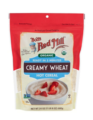 Bobs Red Mill Cereal Farina Wheat Org - 24 OZ - Image 1