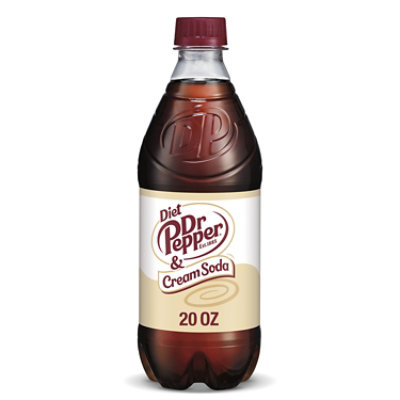Dr Pepper Diet Cream Soda - 20 FZ