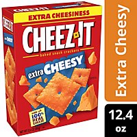 Cheez-It Baked Snack Cheese Crackers Extra Cheesy - 12.4 Oz - Image 2