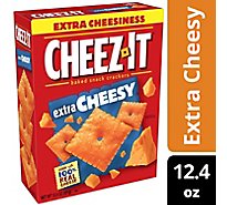 Cheez-It Baked Snack Cheese Crackers Extra Cheesy - 12.4 Oz
