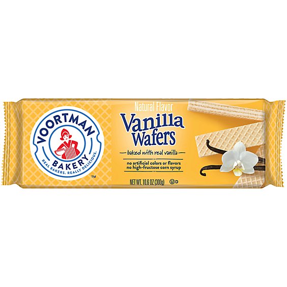 VOORTMAN Bakery Vanilla Wafers - 10.6 Oz