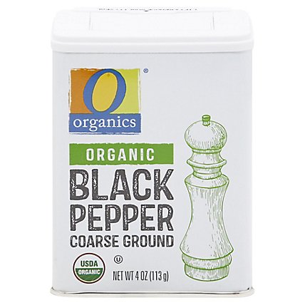 O Orgnc Coarse Ground Black Pepper - 4 OZ - Image 3