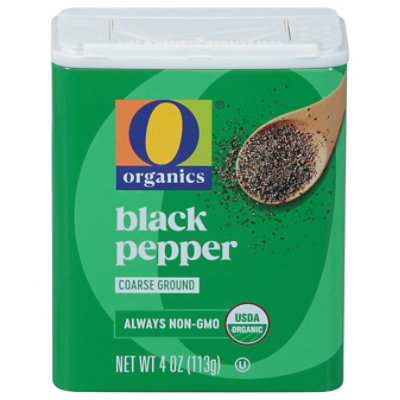 O Organics Coarse Ground Black Pepper - 4 Oz - Image 1
