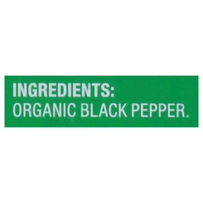 O Organics Coarse Ground Black Pepper - 4 Oz - Image 3