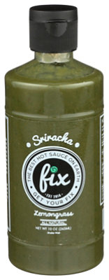 Fix Lemongrass Sriracha Hot Sauce - 10 OZ